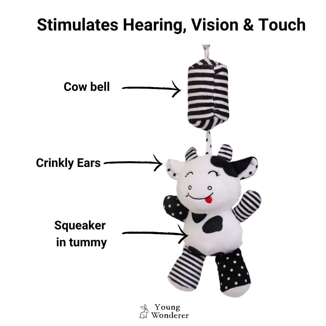 Hanging Plush Toy - "Casey the Cow"