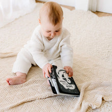Load image into Gallery viewer, Duckie Goes On An Adventure Black and White Bath Book
