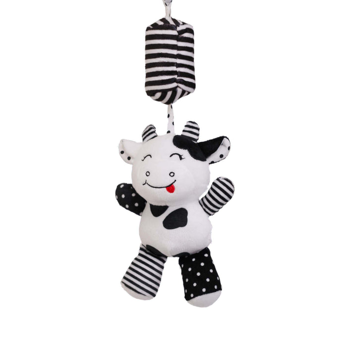 sensory toy, baby sensory, baby toy, Black and white hanging bear toy. high contrast baby toy, young wonderer, young wonderer baby boutique, black and white baby toy, high contrast baby toy, high contrast toy, black and white toy, hanging baby toy, black and white hanging toy, baby gym toy, baby gym hanging toy, high contrast, black and white